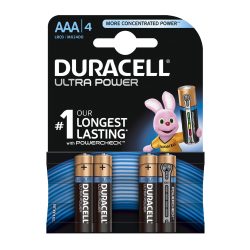 DURACELL Ultra Power Aaa Batteries 4pk