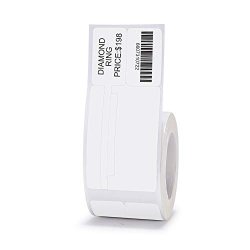 Jingchen Self-adhesive Thermal Jewelry Price Label Paper For Jingchen B11 Portable Label Printer Roll Of 100 Labels 30 X 70 Mm 1.2"X2.8"