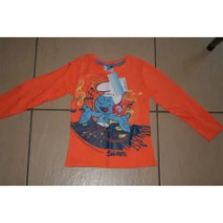 Edgars Boys Smurf Long Sleeve T-shirt 7-8 Years Was R60 Now R30