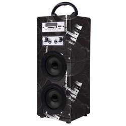 Volkano Carnival Series Wrapped Aux Tower Speaker Twin Conservative Wrap