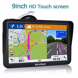 Car Gps Navigation 9-INCH Touchscreen Built-in 8BG &128MB Voice Steering Navigation System No Need To Insert A Card Gps Navigation System With Lifetime Free Map