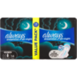 Always Dreamzzz Extra Long All-night Ultra Thin Sanitary Pads 14 Pack
