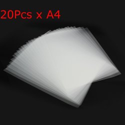 20pcs A4 Inkjet Laser Printing Film Transparent Plate-making Screen