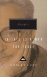 If This Is Man And The Truce - Primo Levi Hardcover