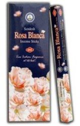 Rosa Blanca Incense 20 Stick Tube