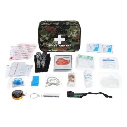 In 82PCS 1 Outdoor Sos Emergency Survival Kit Bag First Aid Kit For Home Office