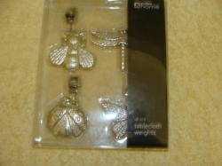 Set Of 4 Table Weights : Bumblebee Butterfly Dragonfly And Beetle : Brand New