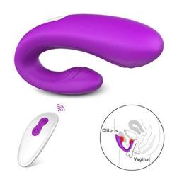 Rechargeable Clitoral & G-spot Vibrator Waterproof Couples Vibrator With 9 Powerful Vibrations Wireless Remote Control Clitoris G Spot Stimulator Adult Sex Toy For Women
