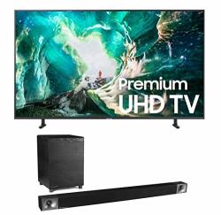 Samsung RU8000 65 4K Uhd Tv With Klipsch Bar 48 Sound Bar + Wireless Subwoofer Home Theater System