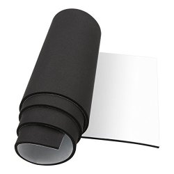 Neoprene Rubber Mat Foam Padding Roll Self Adhesive Weather Stripping Non-slip