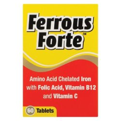Ferrous Forte Iron Tablets 60 Tablets