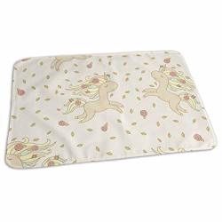 Changing Pad Rose Unicorn Baby Diaper Incontinence Pad Mat Customized Adults Pee Pads Sheet For Any Places For Home Travel Bed Play Stroller Crib Car