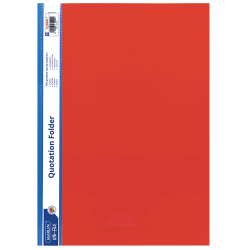 A4 Red Quotation And Presentation Folder