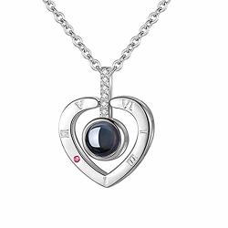Beyonta Necklace Necklace Projection Pendant 100 Kinds Of Love Language Is The Most Romantic Gift For Lovers Ys-x