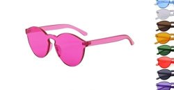 Retro Candy Sunglasses Nyc Fashion Candy Pink Multicolored