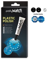 Polywatch Poly Watch Plastic Crystal Glass Polish & Scratch Remover Repair  Tool with Pink Cloth