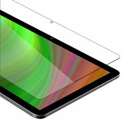 Cadorabo Tempered Glass Works With Huawei Mediapad T5 10 10.1" Zoll In High Transparency - Screen Protection 3D Touch Compatible With 9H Hardness - Bulletproof Display Saver