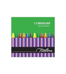 Treeline 12 Regular Wax Crayons