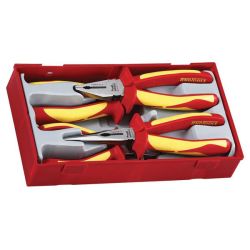 - 1000 Volt Insulated Pliers Tray 4 Pieces - TTV440