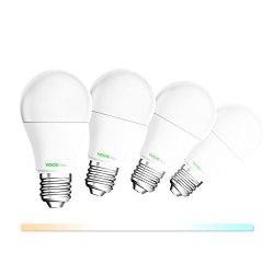 Vocolinc L2 Smart LED Light Bulb A19 2200K-7000K Tunable Cool To Warm Whites Adjustable Dimmable Works With Apple Homekit Alexa And Google Assistant No