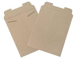 12-1/2" Length x 12-1/2" Width x 1" Aviditi M12121K Corrugated Easy-Fold Mailer 