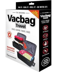 HVP004 Travel Vacuum Storage Bags Clear 5-PIECE