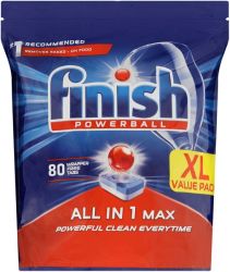 Finish Auto Dishwashing All In One Max Tablets Regular 80'S