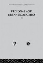Regional and Urban Economics, II