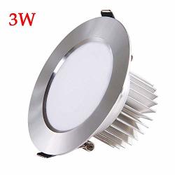 Wapipey 3W 5W 7W 9W 12W 15W 18W LED Chip Metal Home Downlight Ceiling Spotlight Modern Recessed Round Kitchen Indoor Lighting Panel Light Built-in Aluminum Cabinet Wall Down Lamp