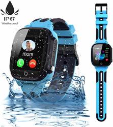 Jsbaby Kids Smartwatch Lbs gps Tracker Phone With IP67 Waterproof Smartwatch Two Way Calls Game Watches For Boys And Girls Compatible Ios Android 2G Birthday