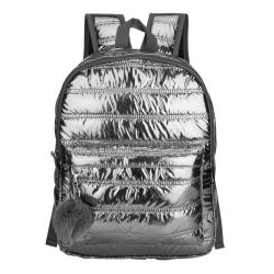 Kid's Backpack - Puffer Series - Silver