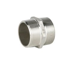 ALUIDS Stainless Steel Close Nipple 1/2 NPT C9500 ALUIDS Stainless Steel Close Nipple 1/2 NPT C9500