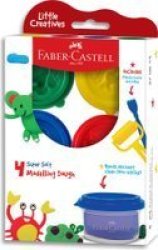 Faber-Castell Little Creatives Modelling Dough - Basic Colours Set Of 4