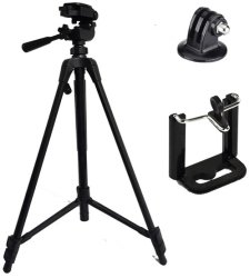 MiVision 5858D Tripod - With Smartphone & Gopro Adapter