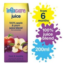 Fruit Juice Apple & Plum 200ML X 24