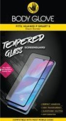 Body Glove Full Glue Tempered Glass Screenguard - Huawei P Smart S Black Trim