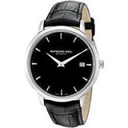 Raymond Weil Toccata Black Dial Black Leather Strap Men's Watch Item No. 5588-STC-20001