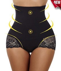 FUT Womens Butt Lifter Underwear Lace Boyshort Enhancer Panties Body Shaper