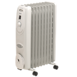 Salton 9 Fin Oil Heater Retail Box 1 Year Warranty.product Overview:the Oil Fin Heater Comes With 9 Fins And 3 Heat Settings For