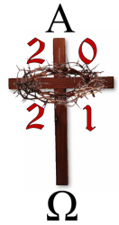 Thorn Cross Paschal Easter Candle - 100 X 800MM