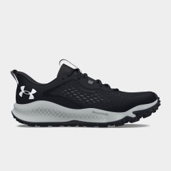 Under Armour Mens Charged Maven Black grey white Trail Running Shoes