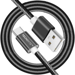 USB Type-c Data Cable - 1M Braided Fast Charge -android Auto Ready