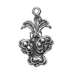 925 Sterling Silver Simple Vegetables Garlic Cloves Charm For Bracelet necklace