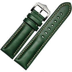 For Samsung Galaxy Gear S2 Watch Ama Tm Genuine Leather Watch Replacement Sports Wristbands Straps For Samsung Galaxy Gear S2 Classic SM-R732 Green