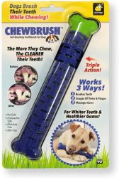Bulbhead Dog Chewbrush Toothbrush Toy - Set Of 2