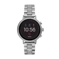 Fossil Q Venture Silver Stainless Steel Smartwatch - FTW6013