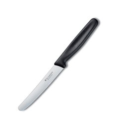 Victorinox Swiss Army Steak Knife Black Round
