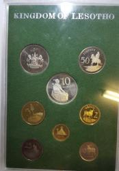 1980 - Lesotho Proof Coin Set - Very Limited Edition - Get It Graded