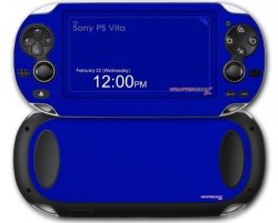 Sony Ps Vita Skin Solids Collection Royal Blue By Wraptorskinz
