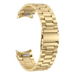 20MM One Click Stainless Steel Link Band For Samsung Galaxy Watch 6 - Gold